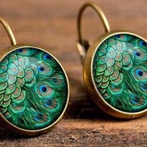 Peacock Earrings